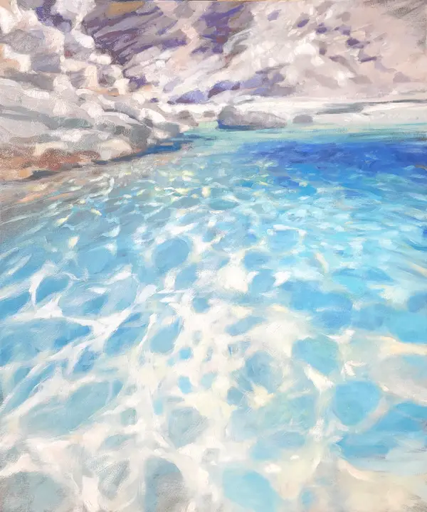 Painting #390 2025 oil on canvas 100x120cm